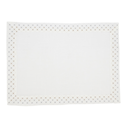 saro lifestyle 3204 Metallic Lattice Placemat