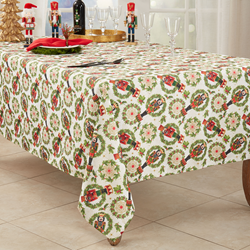 Saro Lifestyle 3232 Nutcracker Tablecloth