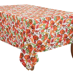 saro lifestyle 3321 Pumpkin Foliage Tablecloth