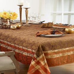 Saro Lifestyle 3978 Fall Leaf Tablecloth