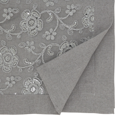 Saro Lifestyle 4019 Floral Embroidered Placemat