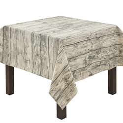Saro Lifestyle 426 Printed Wood Tablecloth