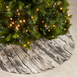 saro lifestyle 426 Printed Wood Tree Skirt
