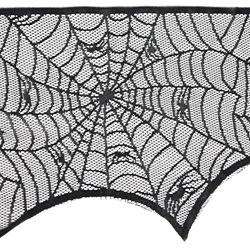 Saro Lifestyle 4870 Spiderweb Net Fireplace Scarf