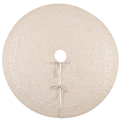 Saro Lifestyle 493 Embroidered Design Tree Skirt