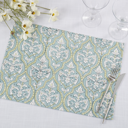 Saro Lifestyle 5292 Block Print Placemat