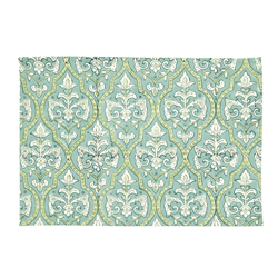 saro lifestyle 5292 Block Print Placemat