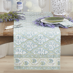 Saro Lifestyle 5292 Block Print Runner