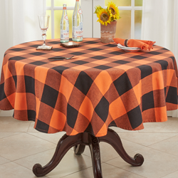 Saro Lifestyle 5350 Buffalo Plaid Tablecloth