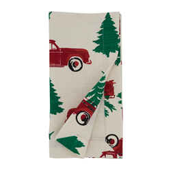 Saro Lifestyle 6082 Christmas Truck Napkin