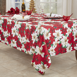 Saro Lifestyle 6212 Poinsettia Tablecloth
