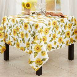 Saro Lifestyle 6248 Sunflower Tablecloth