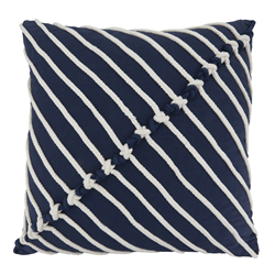 saro lifestyle 6421 Knotted Rope Pillow