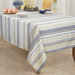 Saro Lifestyle 6496 Striped Tablecloth