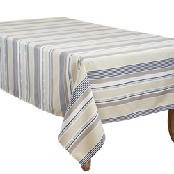 saro lifestyle 6496 Striped Tablecloth
