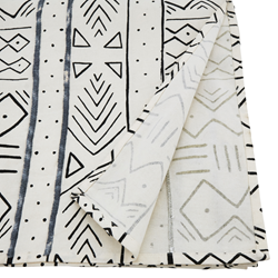 Saro Lifestyle 662 Mudcloth Topper