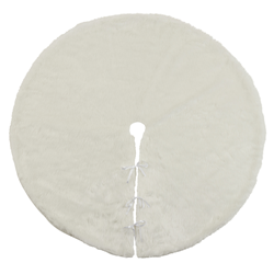 Saro Lifestyle 664 Faux Fur Tree Skirt Design