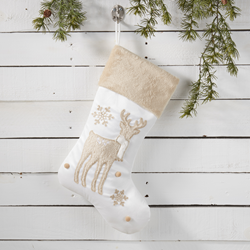 Saro Lifestyle 7980 Reindeer Stocking