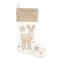 saro lifestyle 7980 Reindeer Stocking