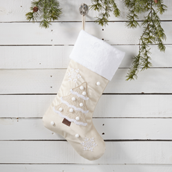 Saro Lifestyle 7990 Christmas Tree Stocking