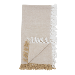Saro Lifestyle 8102 Two-Tone Fringe Napkin