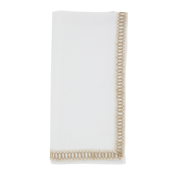 Saro Lifestyle 8105 Jute Border Napkin