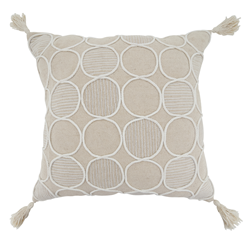 saro lifestyle 8109 Circles Pillow