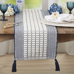 Saro Lifestyle 8111 Dashed Stripe Runner
