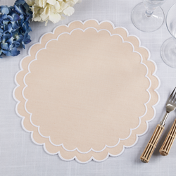 Saro Lifestyle 8126 Scalloped Placemat