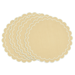 Saro Lifestyle 8126 Scalloped Placemat