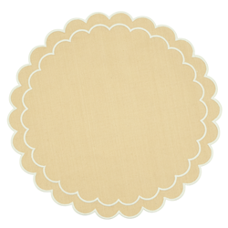 saro lifestyle 8126 Scalloped Placemat