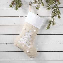 Saro Lifestyle 8170 Christmas Tree Stocking