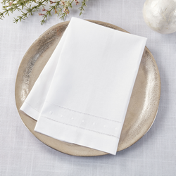 Saro Lifestyle 8648 Embr. And Hemstitch Guest Towel