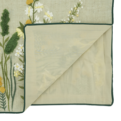 Saro Lifestyle 8660 Embroidered Floral Runner