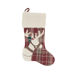 saro lifestyle 8675 Reindeer Stocking