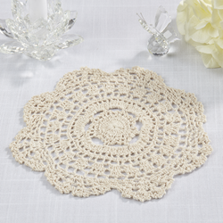 Saro Lifestyle 869 Crochet Lace Doily