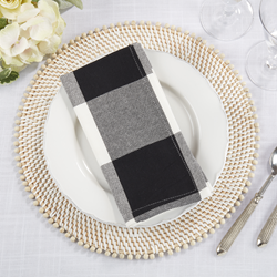 Saro Lifestyle 9025 Buffalo Plaid Napkin