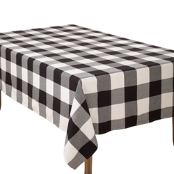 saro lifestyle 9025 Buffalo Plaid Tablecloth