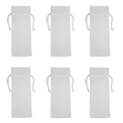 Saro Lifestyle 9221 Stonewashed Linen Bottle Bag