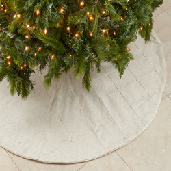 Saro Lifestyle 9622 Diamond Stitched Tree Skirt