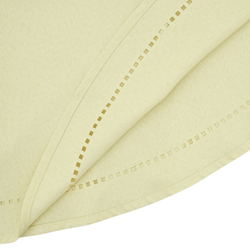 Saro Lifestyle 9738 Laser-Cut Hemstitch Tablecloth