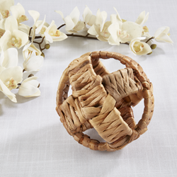 Saro Lifestyle BL122 Handmade Rattan Orb