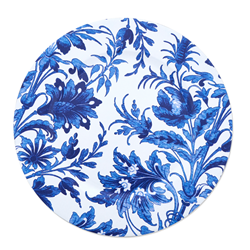 saro lifestyle CH016 Floral Print Charger