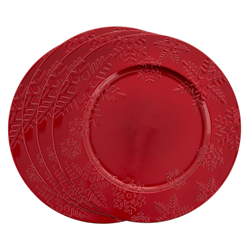 Saro Lifestyle CH045 Snowflake Charger