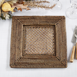 Saro Lifestyle CH153 Handmade Rattan Charger