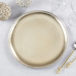 Saro Lifestyle CH166 Studded Design Charger Plate