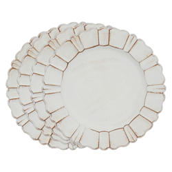 Saro Lifestyle CH189 Scalloped Ruffled Charger