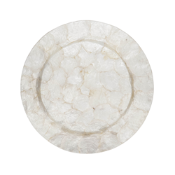 Saro Lifestyle CH195 Wavy Capiz Charger