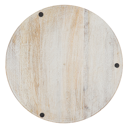 Saro Lifestyle CH213 Ribbed Wooden Charger