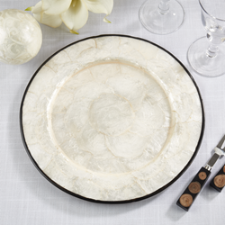 Saro Lifestyle CH242 Capiz Charger